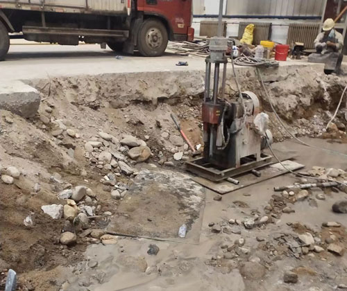 成安公路下沉压浆